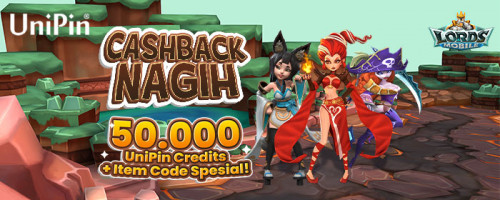 Top Up Diamonds Lords Mobile Bikin Nagih Cashbacknya